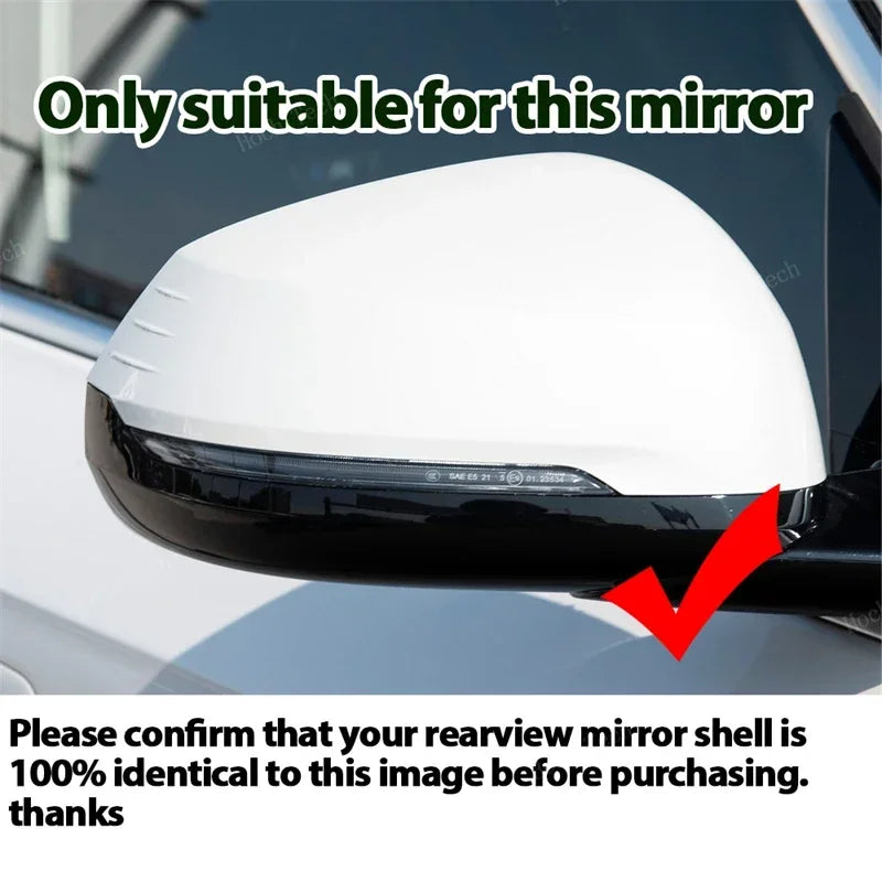 Couvercles de rétroviseur latéral noir brillant pour BMW X1 X2 IX1 IX2 U11 U12 U10