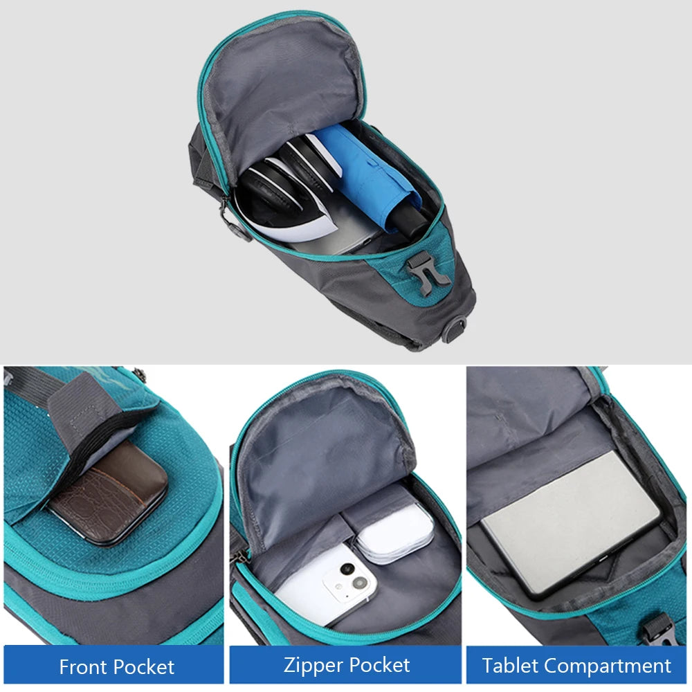 Men Sling Backpack Chest Crossbody Bag &ndash; Lightweight
