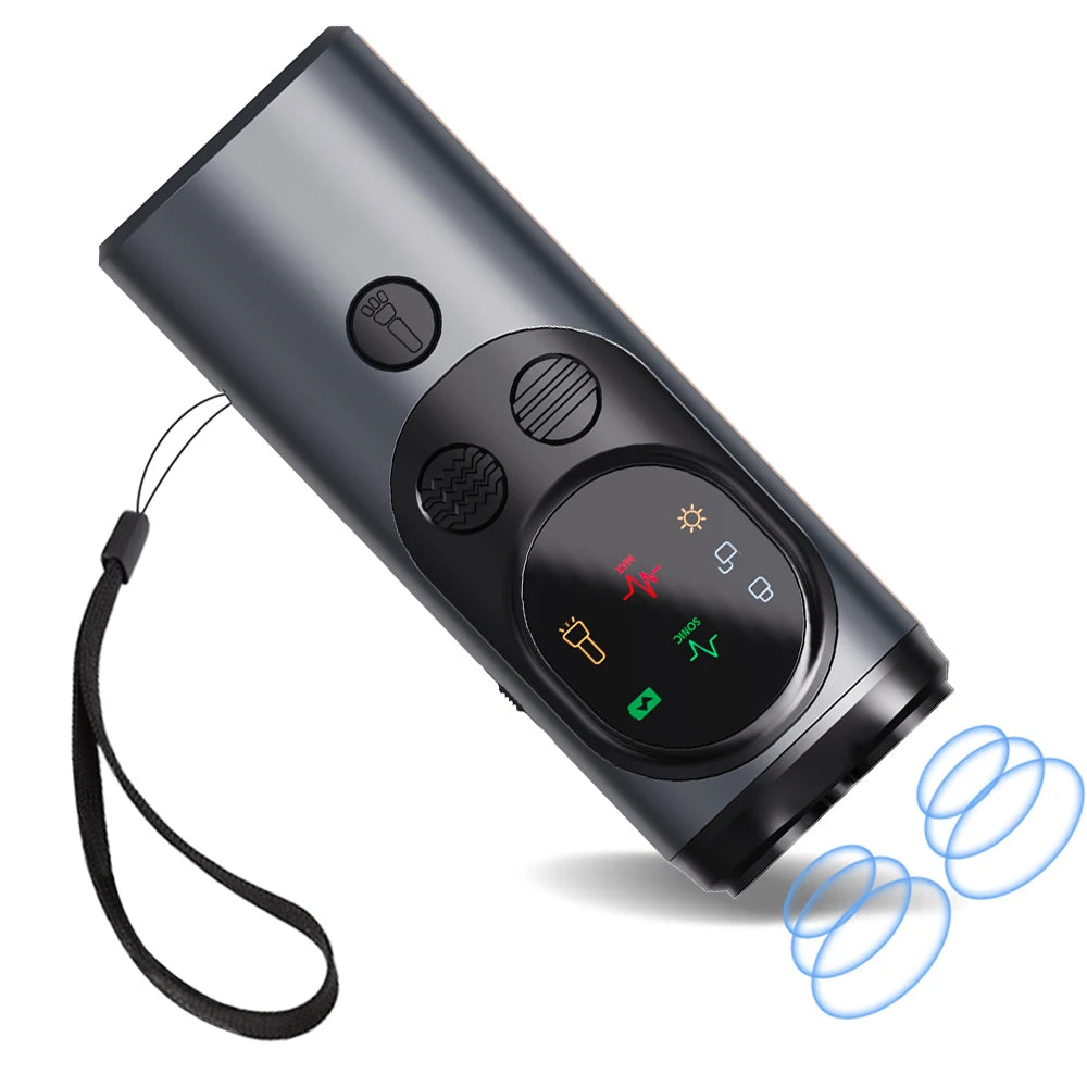 2025 Ultrasonic Dog Repeller &ndash; Rechargeable LED Flashlight P10