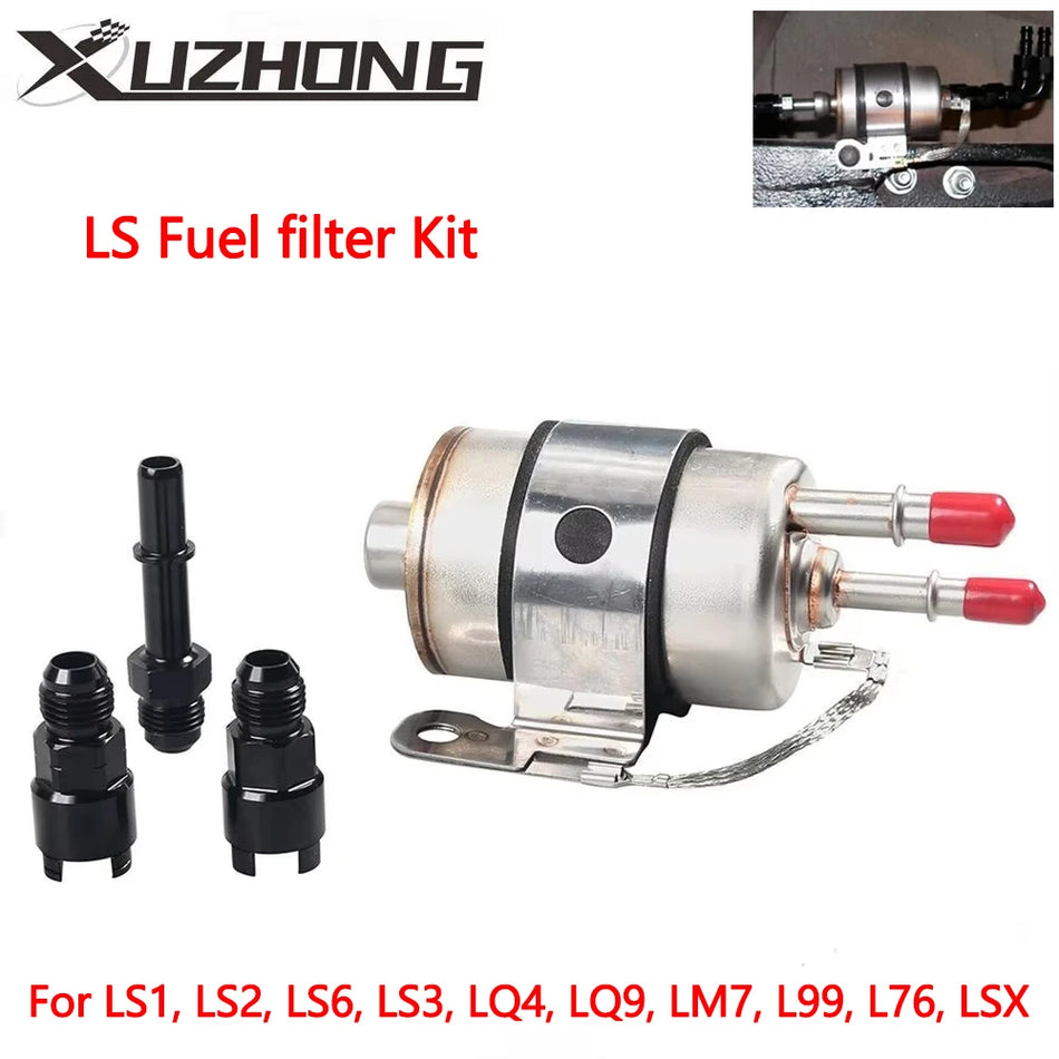 Fuel Filter Regulator Return Adapter Kit For Chevrolet LS Aluminum Alloy Easy Install