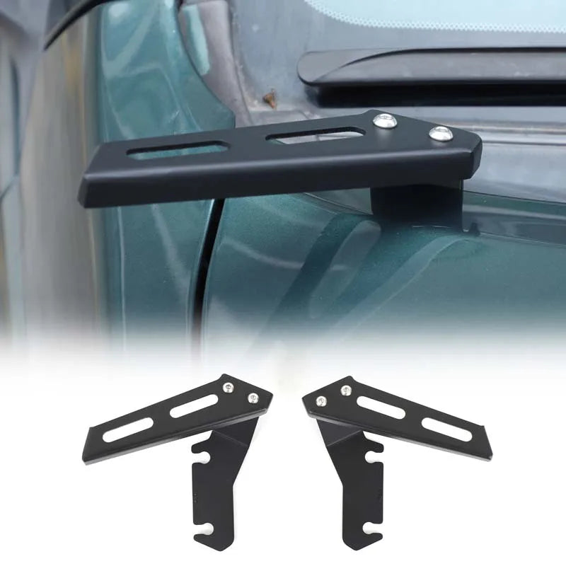 Toyota Prado 120 için Karbon Çelik Siyah Projektör Braketi