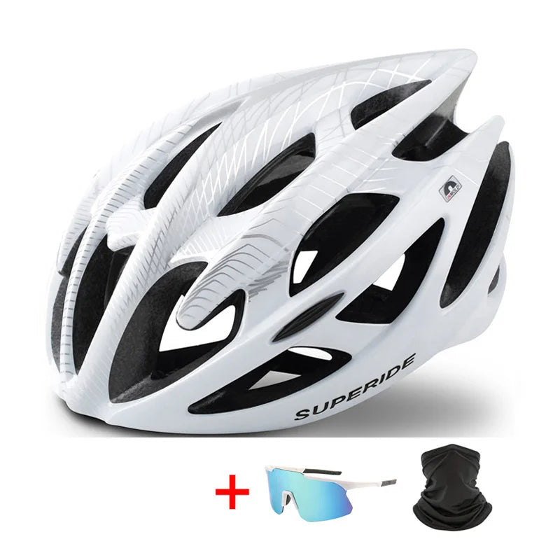 Ultralight Cycling Helmet for Men and Women, In Mold EPS, 225 g to 240 g