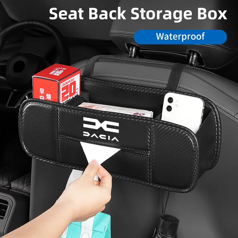 Dacia Duster Autostoel Organizer met Bekerhouder en Tissuebox