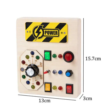 MY10082 Busy Board Led Switch Wheel Educational Toy &ndash; Play MY10012A