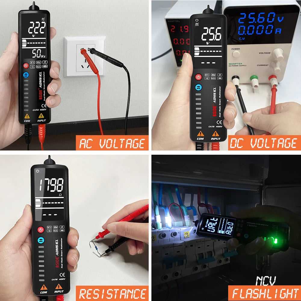 BSIDE ADMS1 &ndash; Auto Voltage Detection Digital Multimeter