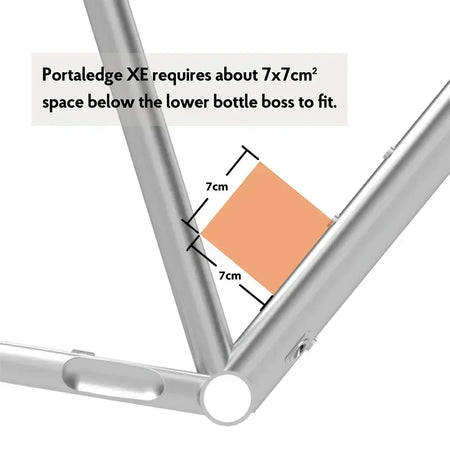 Portaledge XE Bike Bottle Cage Mount Strap &ndash; Convenient Tool and Tube Storage