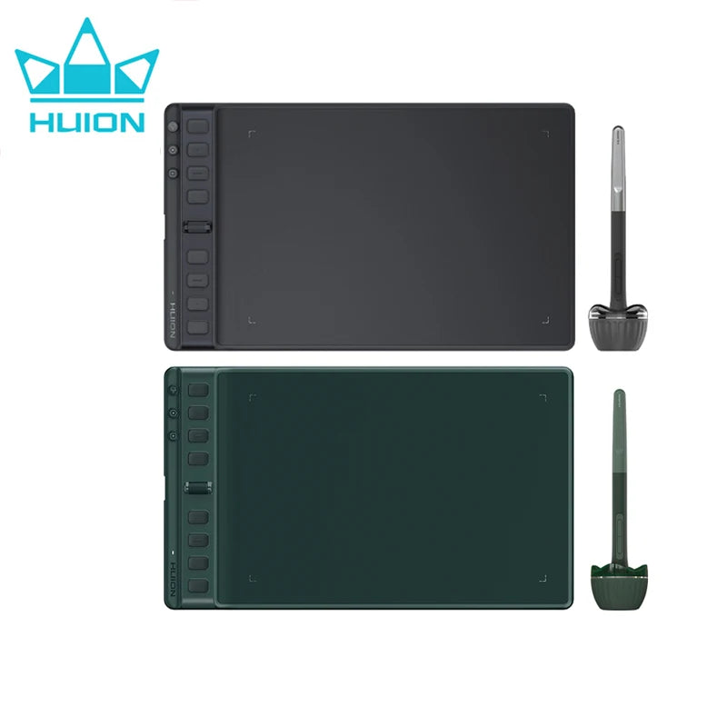 Huion Inspiroy H951P 8.7x5 tum grafiktablet med PW110 batterifri stylus