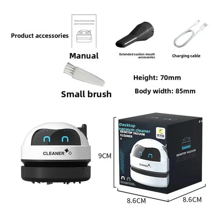 Handheld Desktop Vacuum Cleaner Mini &ndash; High Suction 8301 black [charging model] Chinese version