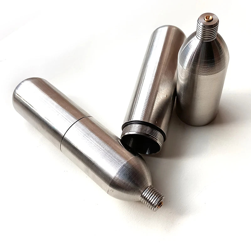 Refillable CO2 Cartridge 3/8-24UNF &ndash; Rechargeable Reusable