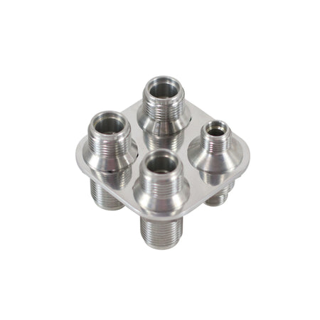 SherryBerg Aluminum 4 Port AC Air Conditioning Heater Hose Firewall Bulkhead Fitting Square by InterCyprus Trading Ltd