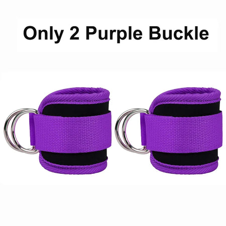 COYOCO Ankle Straps Resistance Bands - Yoga, Pilates &amp; Crossfit Home Gym Only 2 Purple Buckle