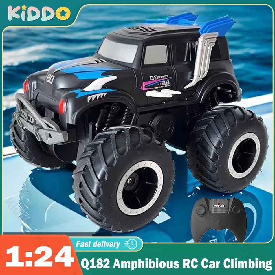 Mașină RC amfibie off-road CONUSEA, telecomandă 2.4G, viteză mare