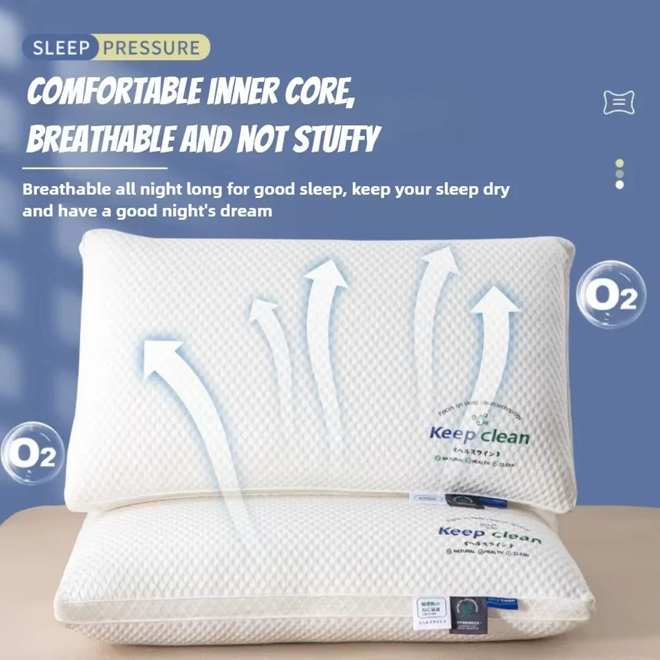 1 Piece Ergonomic Pillows &ndash; Bamboo Fiber Neck Support