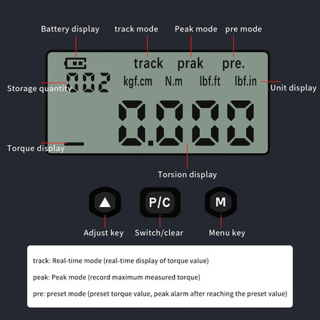 Quarter Inch Digital Torque Screwdriver &ndash; LCD Readout
