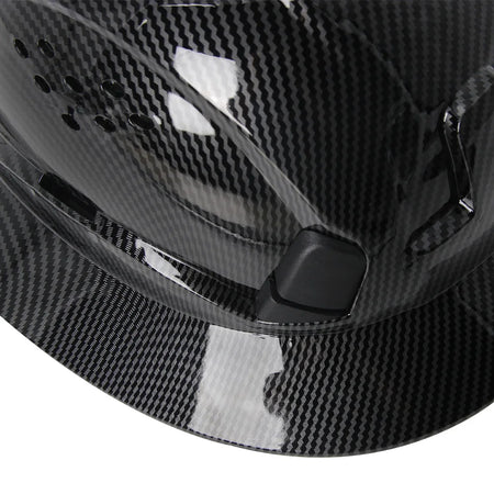 AQM0252 Carbon Fiber Brim Safety Cap &ndash; Built-In Goggles