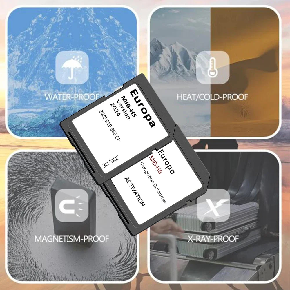 8W0919866CP &ndash; Europe Maps 2024 Update For Audi Navigation