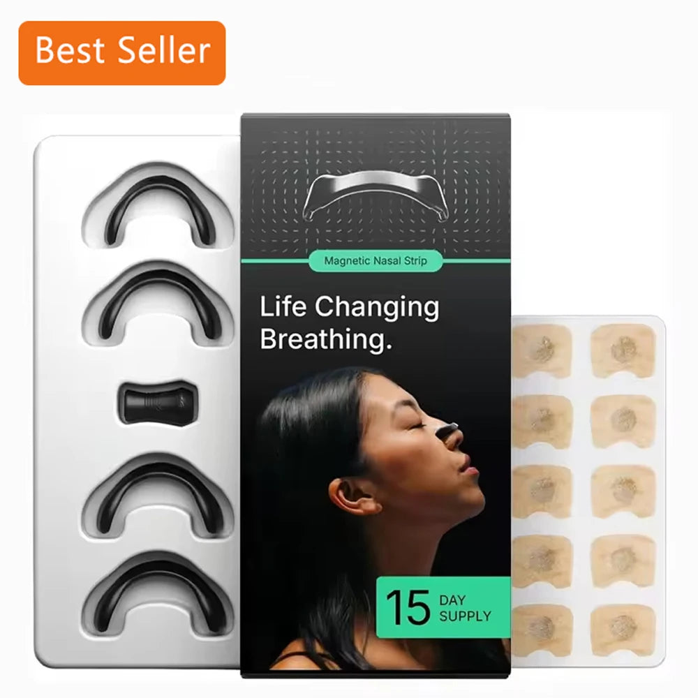 Skin Safe Magnetic Nose Strips &ndash; Boost Oxygen Breathing