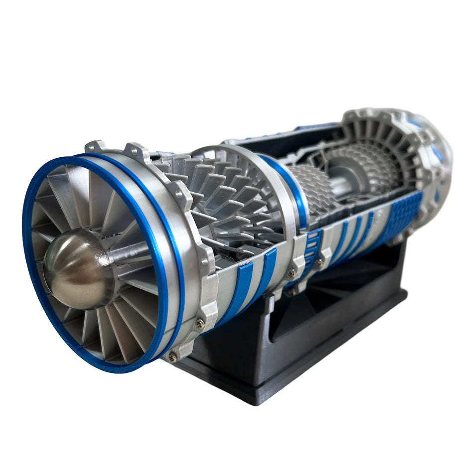 J-35A Savaş Uçağı Turbojet Motor Modeli, 3D Baskı PLA Kuyruk Alevi