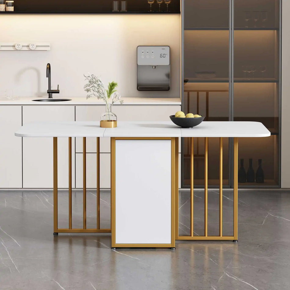 Skladací rozťahovací multifunkčný jedálenský stôl pohyblivý