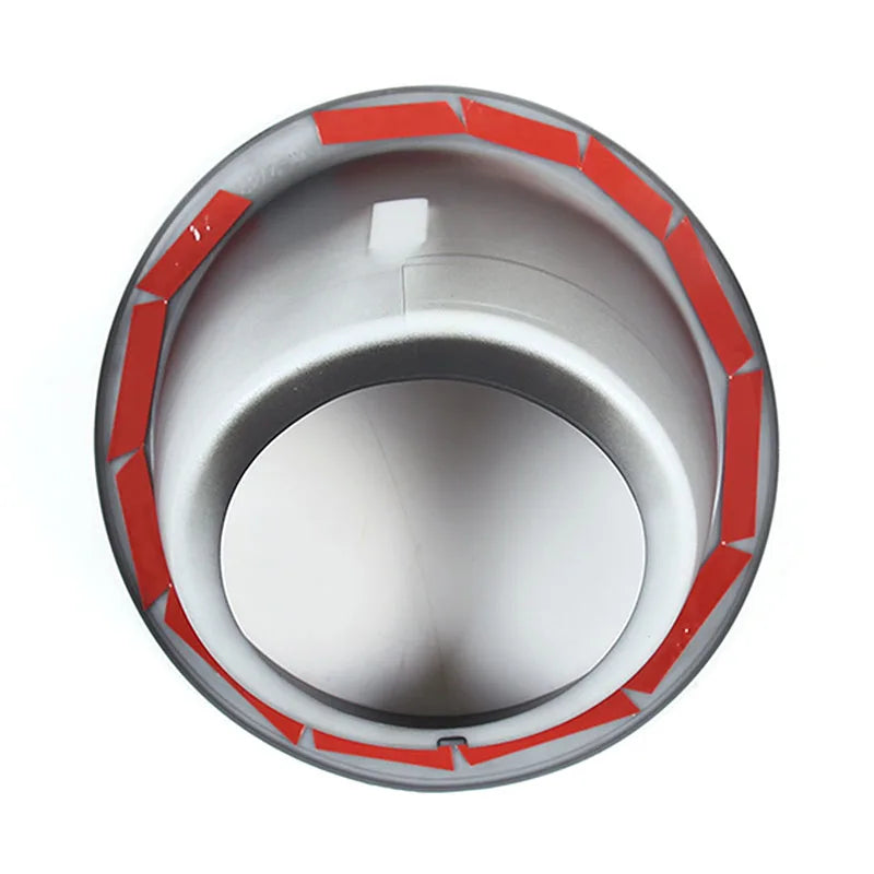 Base de marco de tapa de combustible negro mate ABS para Hummer H3 2005 2009