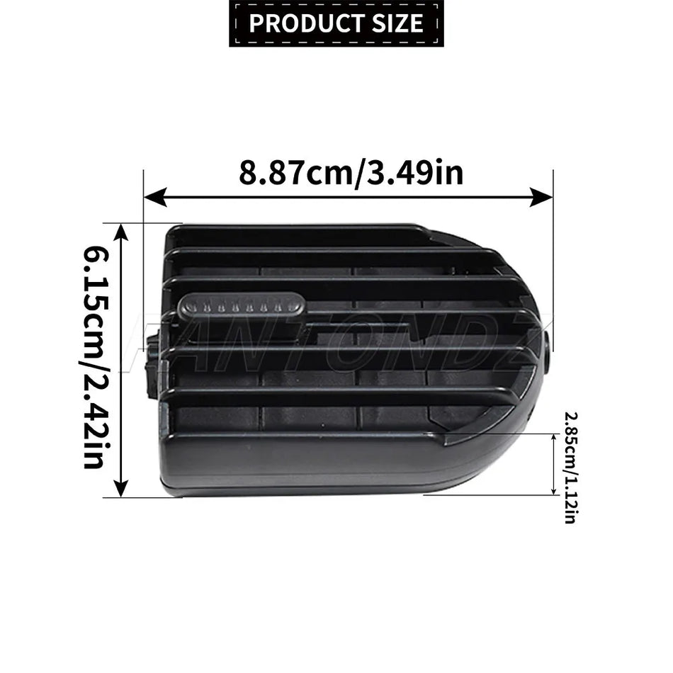 Rejilla de ventilación central con moldura negra para Opel Combo C Corsa C