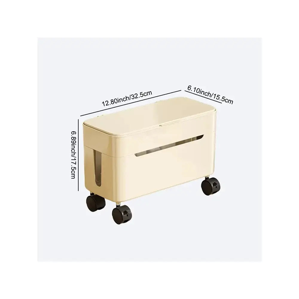 charging cable storage box desktop data cable organization box with lidcompartments and cable management box by InterCyprus Trading Ltd
