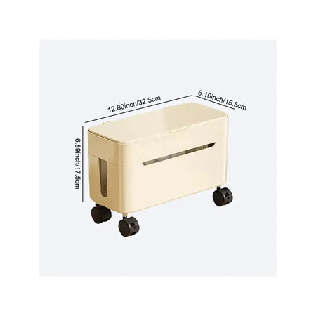 charging cable storage box desktop data cable organization box with lidcompartments and cable management box by InterCyprus Trading Ltd
