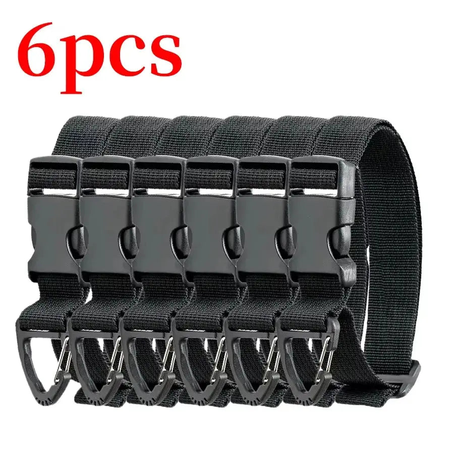 17 Inch Heavy Duty Extension Cord Organizer, Adjustable Triangle Clip Cord Hanger for Garage Storage (1/6 Pack) by InterCyprus Trading Ltd