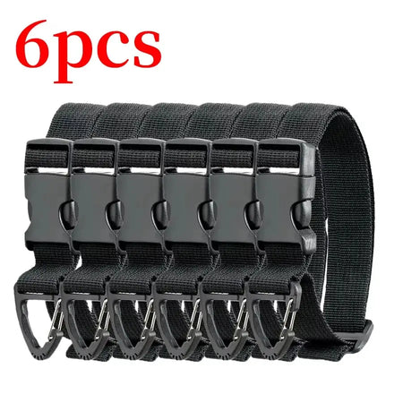 17 Inch Heavy Duty Extension Cord Organizer, Adjustable Triangle Clip Cord Hanger for Garage Storage (1/6 Pack) by InterCyprus Trading Ltd