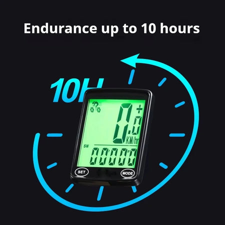 OFFBONDAGE Wireless Bicycle Computer &ndash; Touch Screen GPS Speedometer