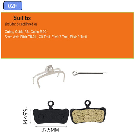 8Pairs Shimano M9000 Resin Disc Brake Pads &ndash; Durable Stop 8pairs 02F