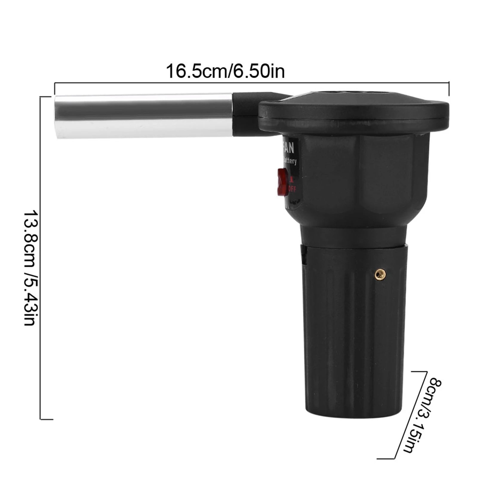 BBQ Blower Portable Battery Powered Fan &ndash; Outdoor Grilling