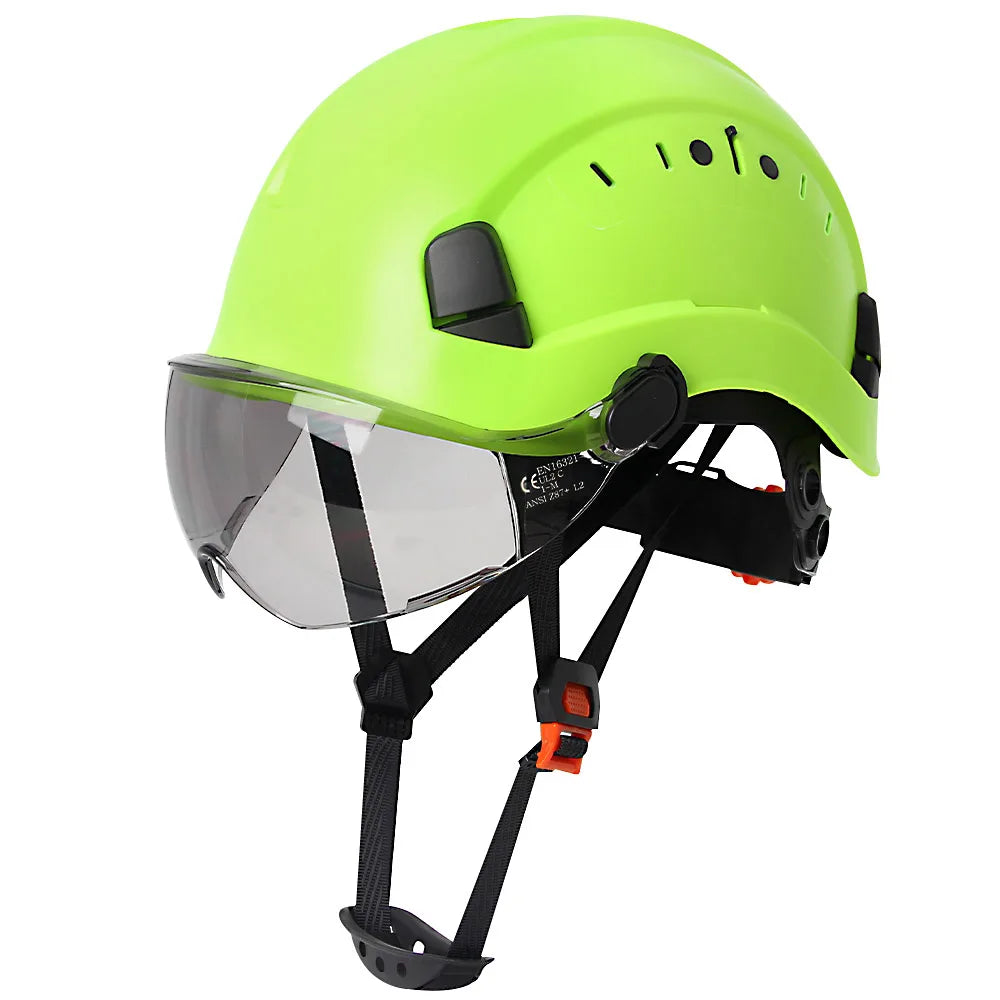 Aolamegs SF06 Safety Helmet With Goggles &ndash; Comfortable Green A