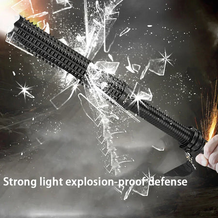 Baseball Bat LED Flashlight Aluminum Alloy &ndash; Ultra Bright