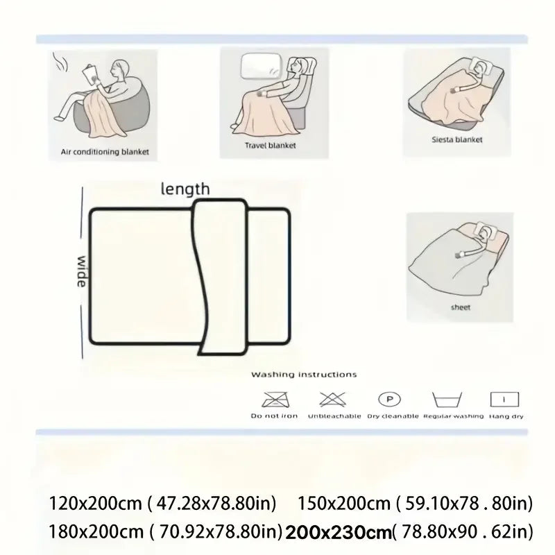 Light Luxury Rabbit Velvet Blanket &ndash; Ultra Soft Warmth