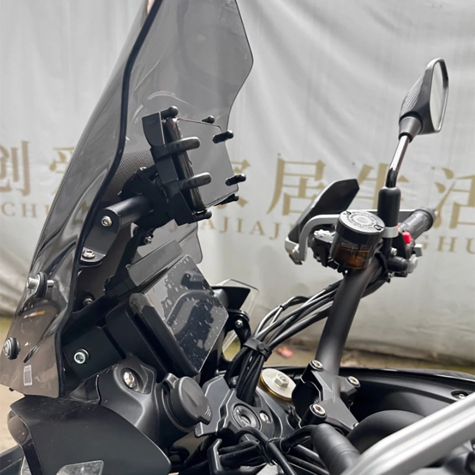 Držák GPS navigace Benelli TRK 702X, kovový držák telefonu na motocykl