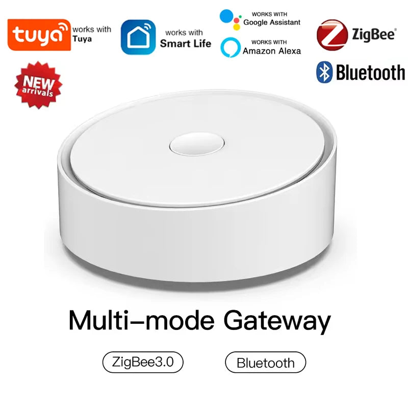 Moes Tuya Multi-mode Smart Gateway - ZigBee &amp; Bluetooth Hub with Voice Control
