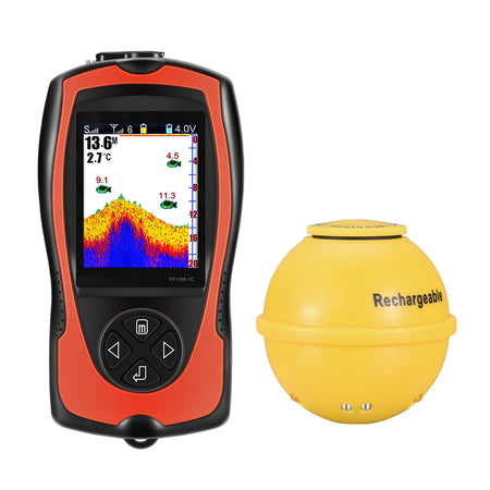 LIXADA Portable Fish Finder &ndash; Wireless Sonar LCD Screen
