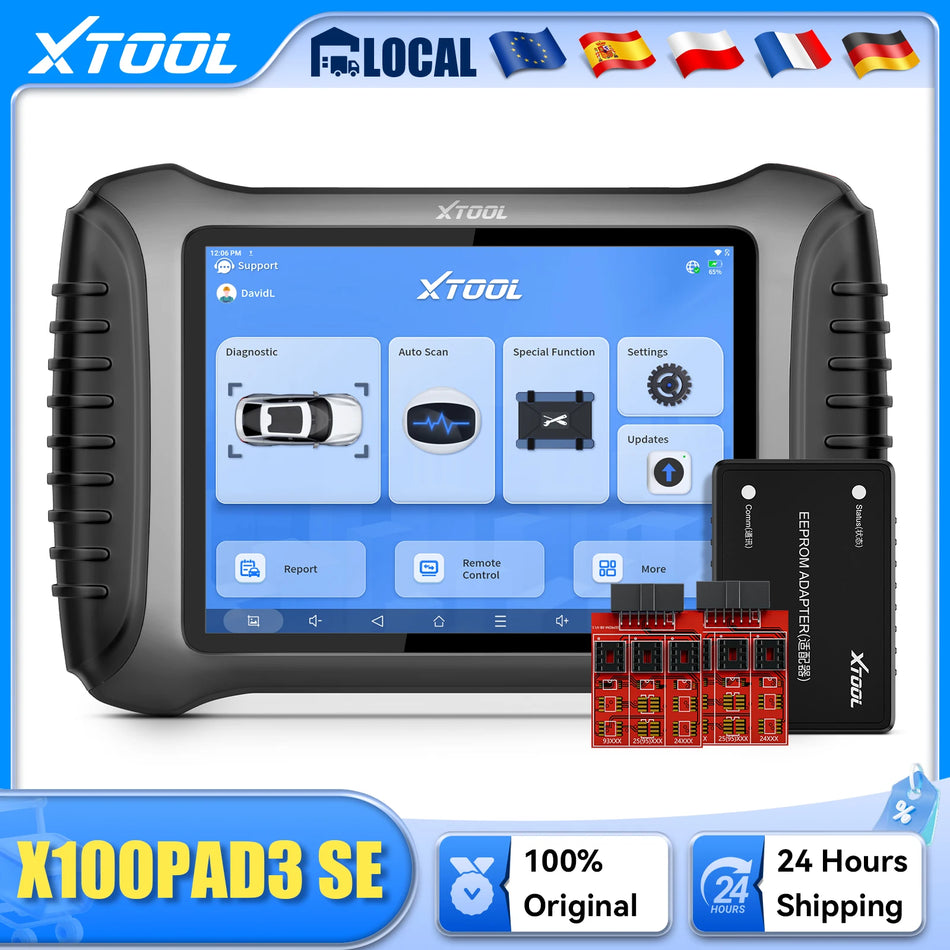 XTOOL X100PAD3 SE Programador de Chaves Immo com Análise Completa do Sistema e Codificação de ECU
