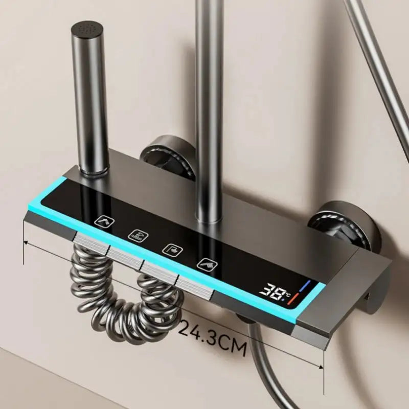 4 Functions Digital Temperature Shower System &ndash; Easy Install