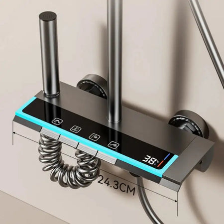 4 Functions Digital Temperature Shower System &ndash; Easy Install