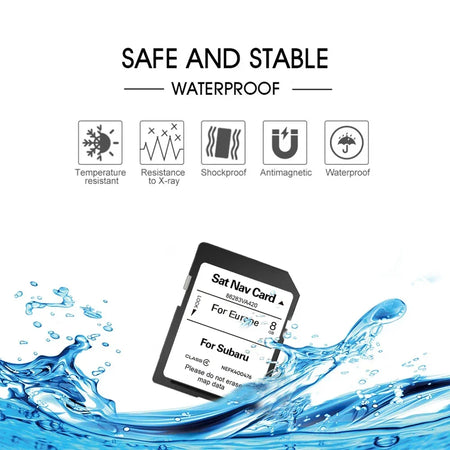 86283VA420 Subaru Navigation SD Card &ndash; Map Update EU RU