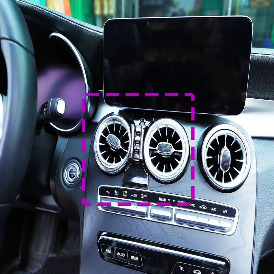 Mercedes GLC Bil Telefonhållare Med Trådlös Laddningsbas