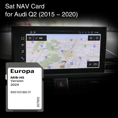 2024 Update Europe UK Maps 8W0919866CP &ndash; 16GB SD GPS Card CHINA / for Audi MIB-HS Q2