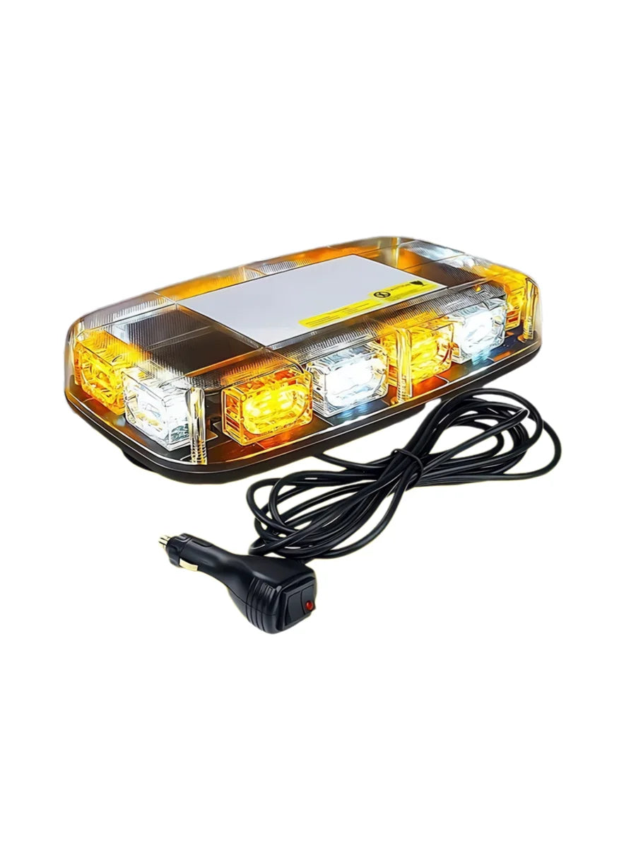 36 LED Emergency Roof Top Strobe Light &ndash; Visibility 12V Yellow White / 4300K