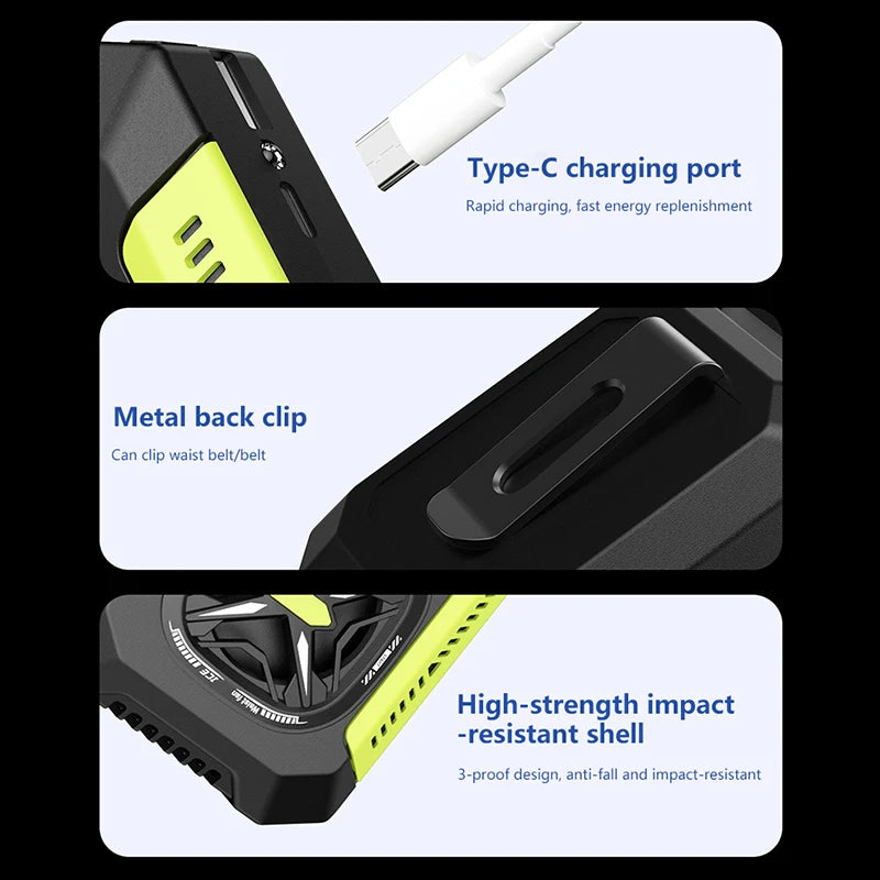 Xiaomi USB Mobile Waist Fan &ndash; 5000mAh High Wind Cooling