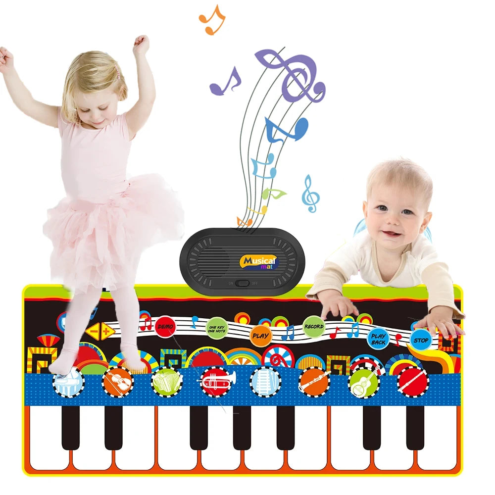 Musical Piano Mat 135x59cm &ndash; Interactive Dance and Learning Experience