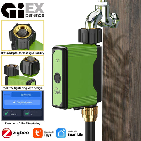 ZIGBEE WIFI Garden Watering Timer with Smart Sprinkler System - TUYA Compatible
