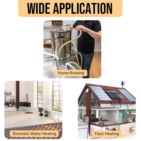 MRbrew Stainless Steel Plate Wort Chiller - Efficient Homebrew Cooler