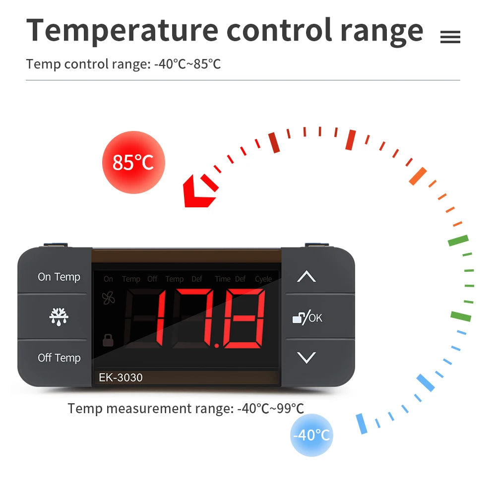 Digital Temperature Controller 220V &ndash; Defrost Thermostat